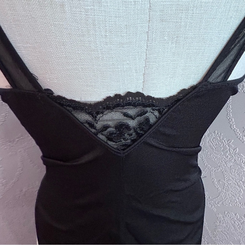 Vintage E Bole Inc nightie L made in USA great condition underwire lace - Picture 6 of 9